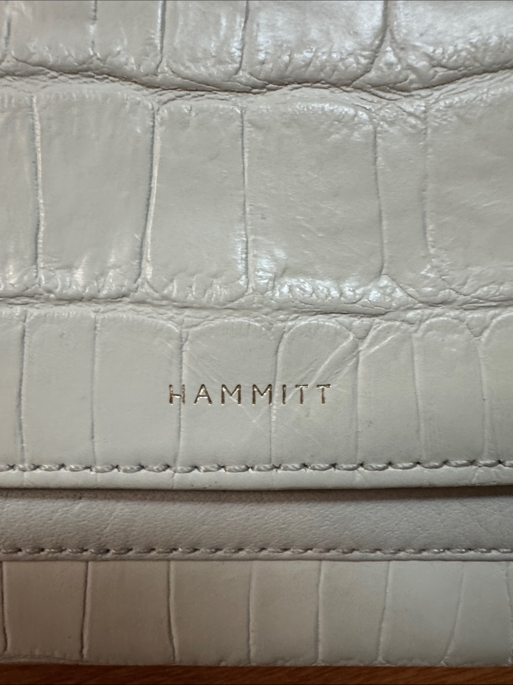 Hammitt AJ crossbody clutch in Calla Lily Croco - Picture 8 of 8